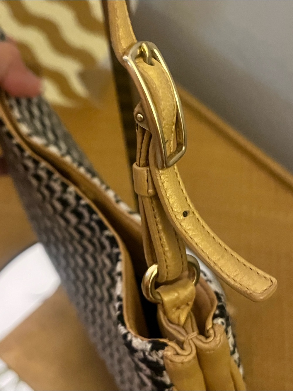 Vintage 2001 Coach Boucle Girlie houndstooth E1K-8161 - Picture 7 of 17